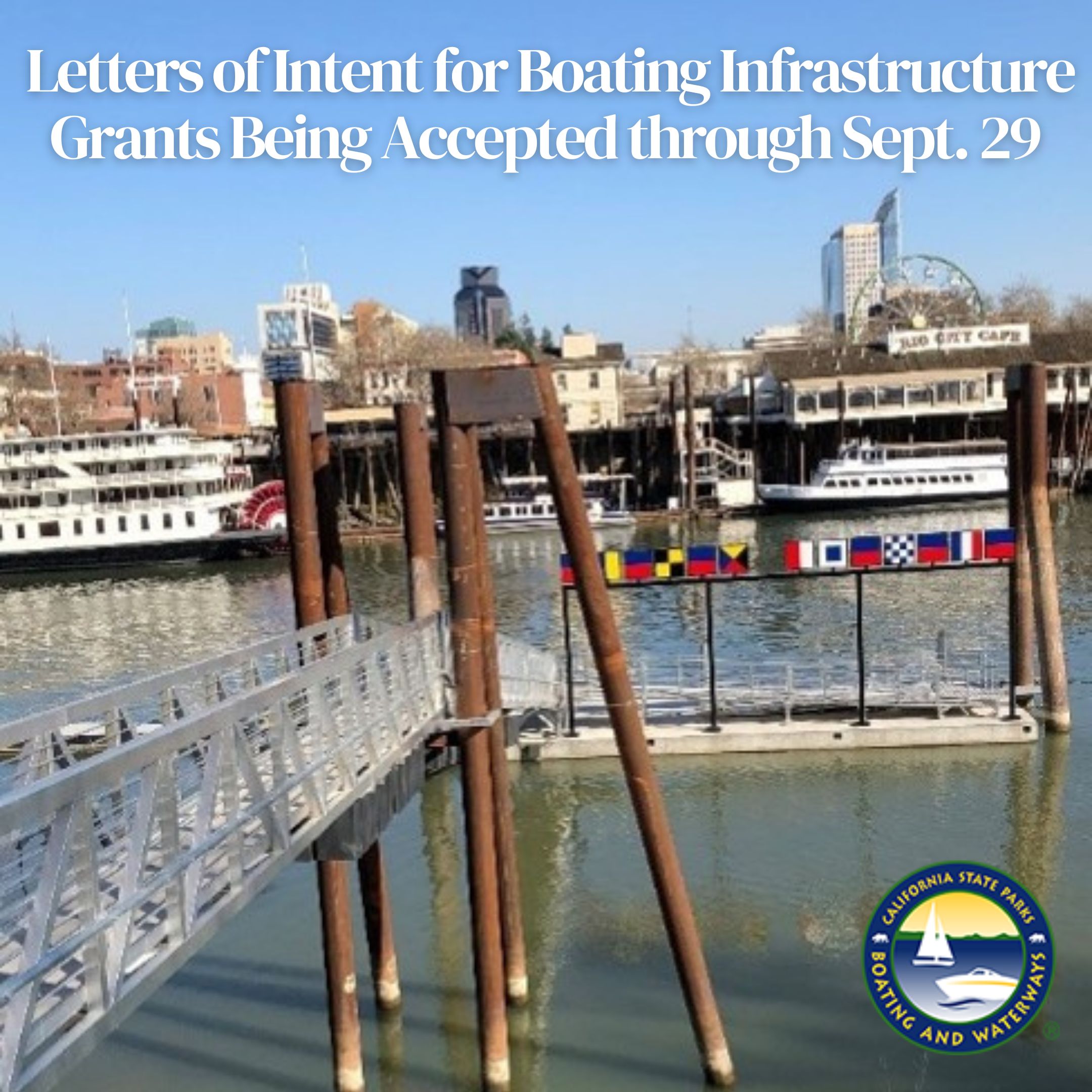 Division of Boating and Waterways Offers Boating Infrastructure Grants for Marina Operators